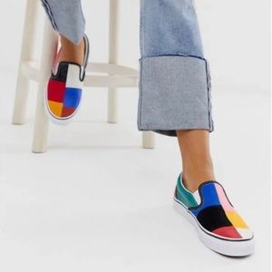 Colorful Patchwork Vans